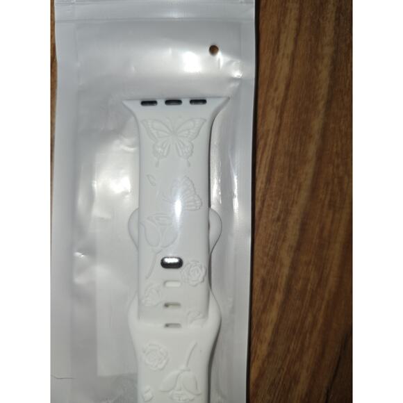 Greatfine Engraved Silicone Watch Band Compatible with Apple Watch Band 38mm... - Picture 2 of 2